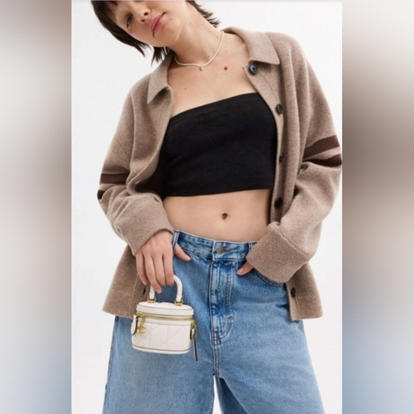 New Coach Trail Crossbody 12 Quilted plus bag chalk - Picture 12 of 12